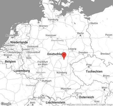 Karte von Segway-Tour Kurstadt Saalfeld