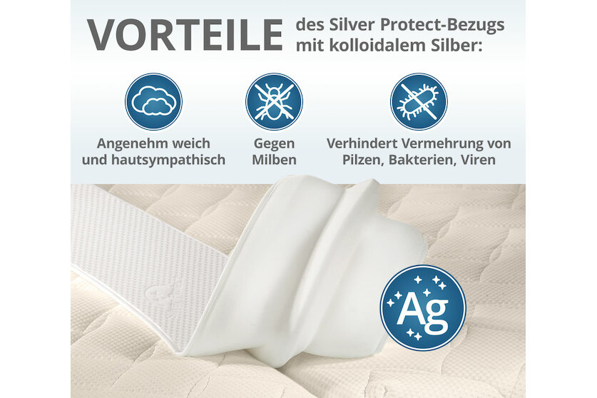 Liebesbrücke mit Silver Protect-Bezug