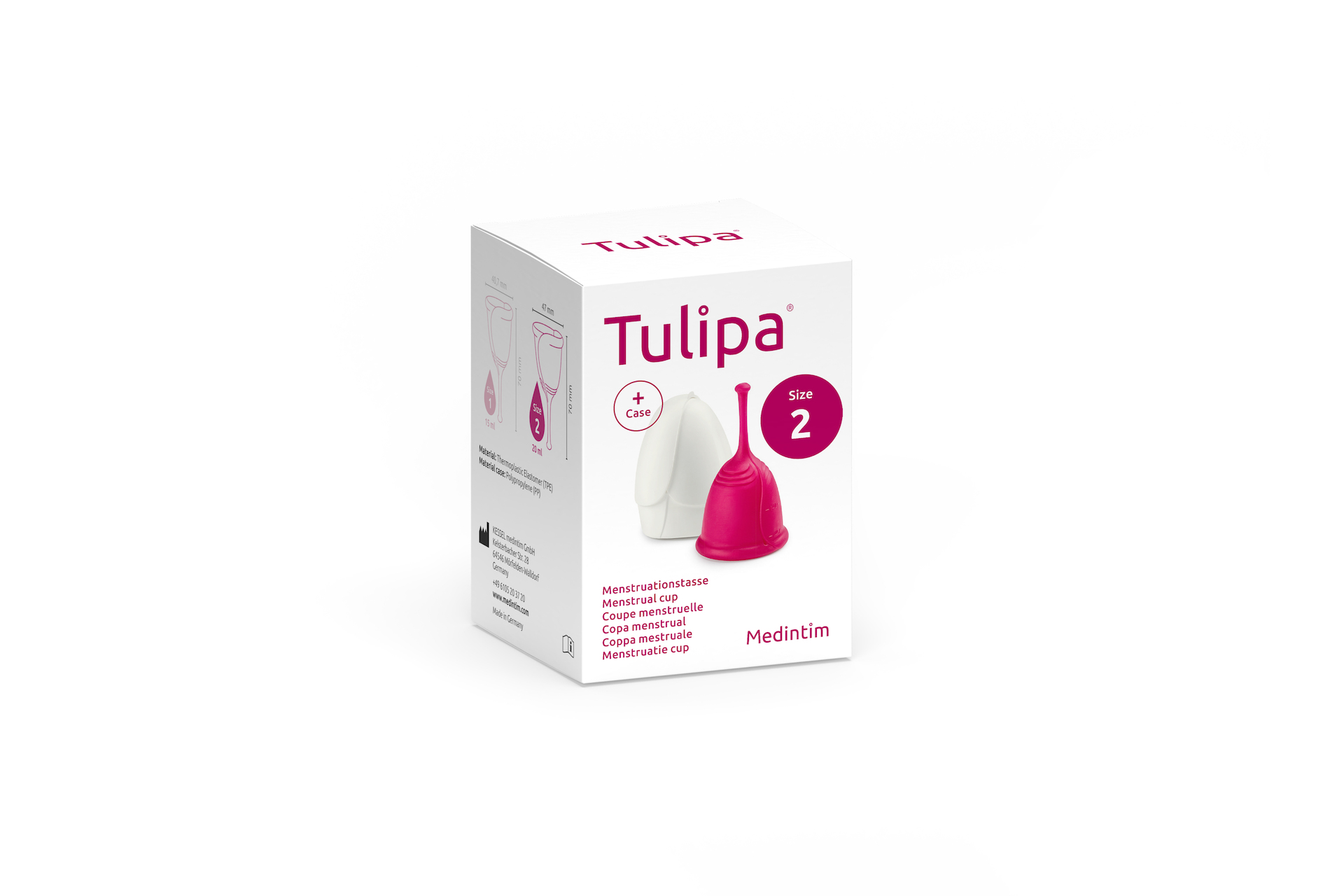 Tulipa Menstruationstasse Größe 2
