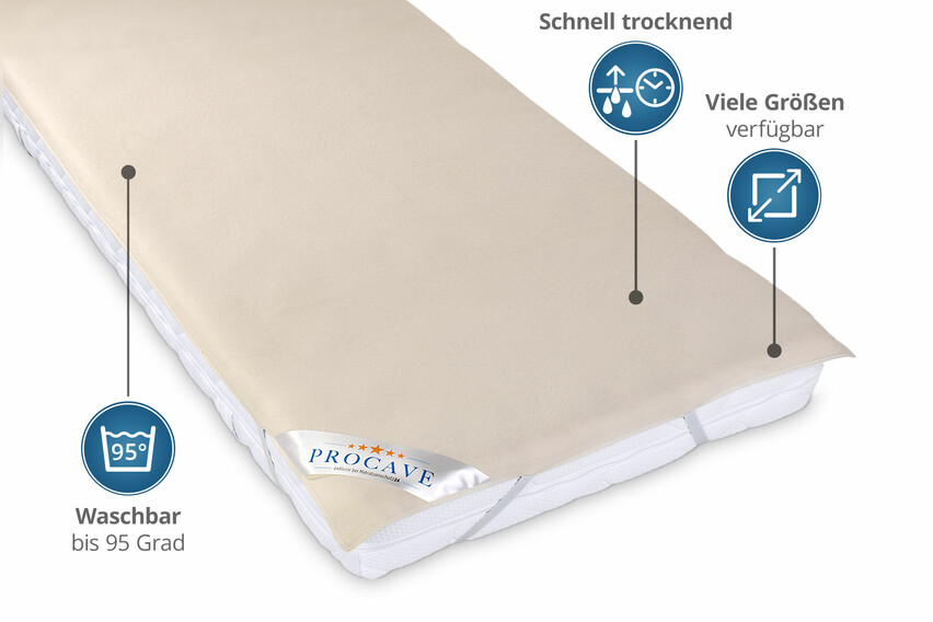 Matratzen-Auflage aus 100% Baumwolle mit Sanfor-Ausrüstung
