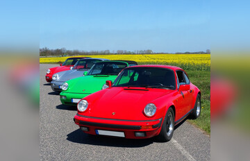 Porsche mieten: Kurztour