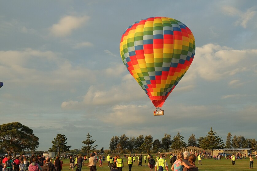 Ballonfahrt Sonnenaufgang