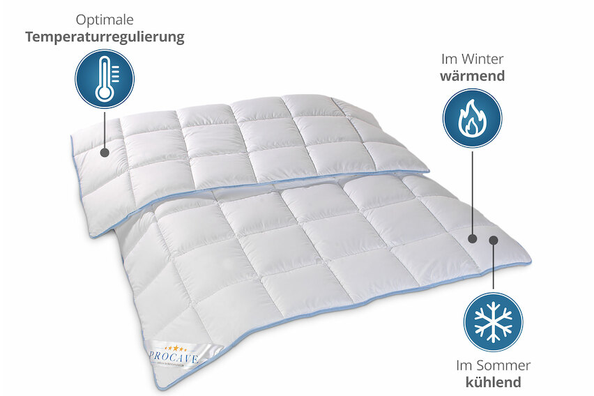 TopCool kochfeste Qualitäts-Ganzjahresdecke