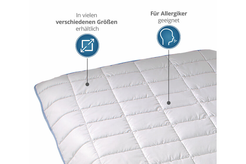 TopCool kochfeste Qualitäts-Sommerbettdecke