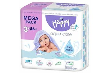 bella baby Happy Feuchttücher Aqua Care mit Klickverschluss 3er Pack