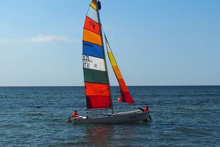 Katamaran Wildwasserfahrt auf der Ostsee