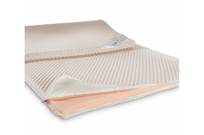 GelschaumMatratzenTopper mit NoppenDoppeltuchBezug