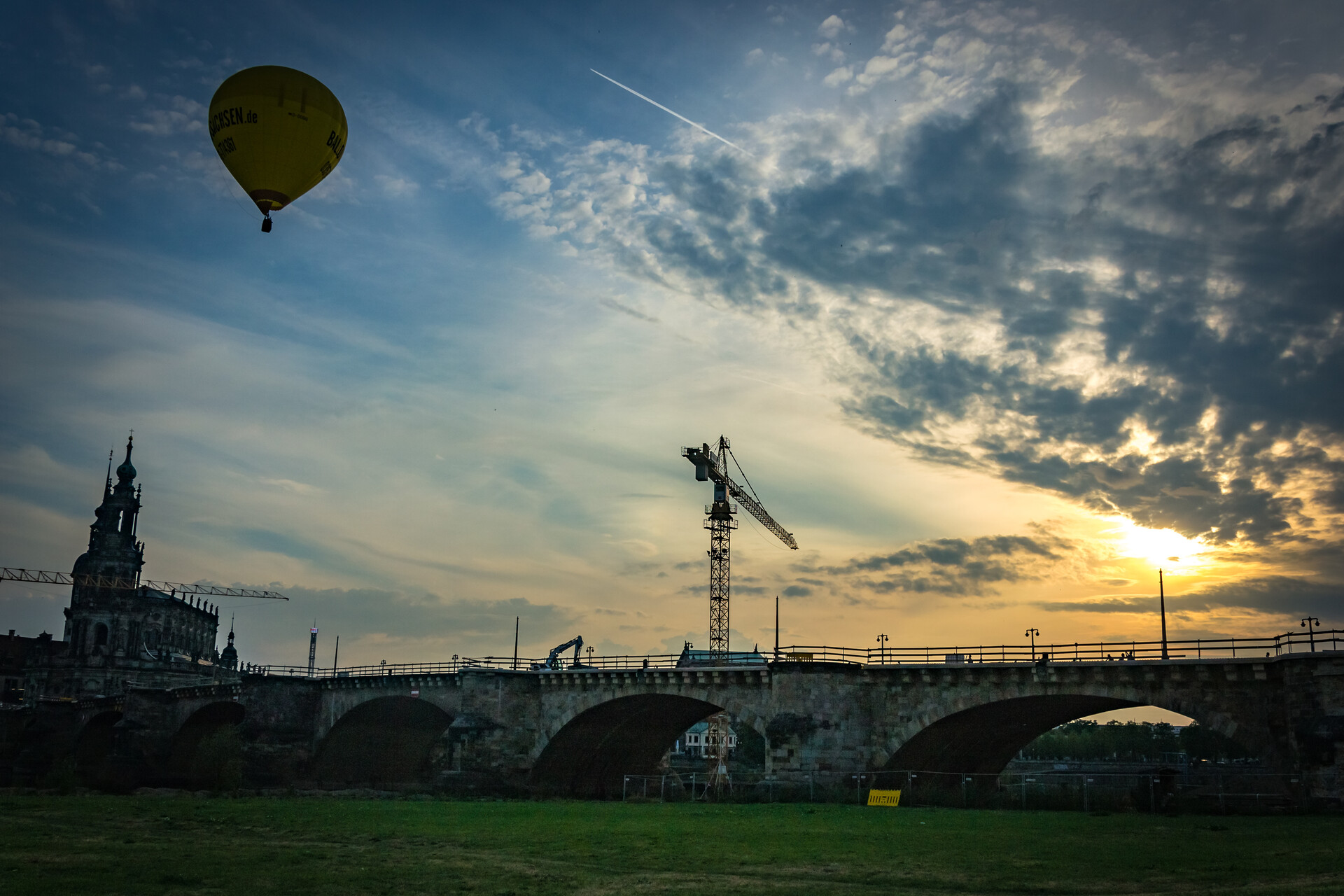Ballonfahrt Sonnenaufgang