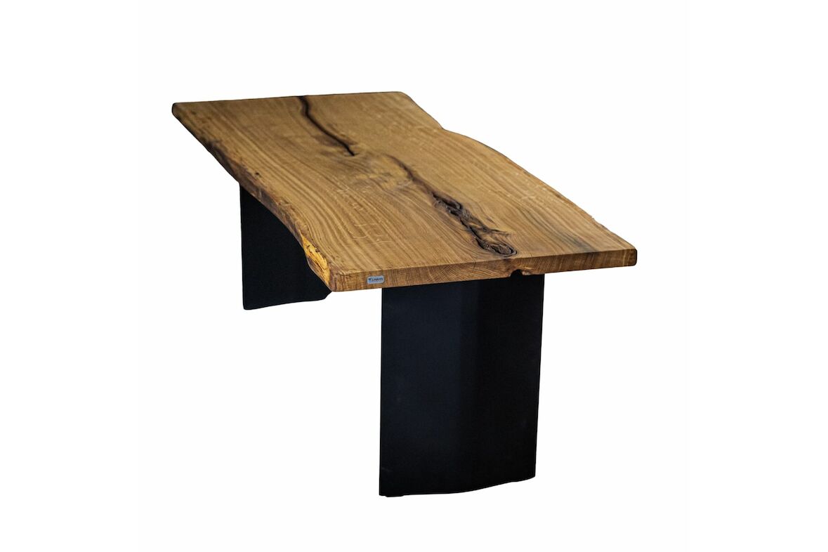 Massiver Holztisch Eiche - Esstisch aus einem Stück