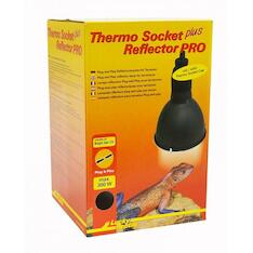 Lucky Reptile Thermo Socket + Reflector PRO (schwarz)