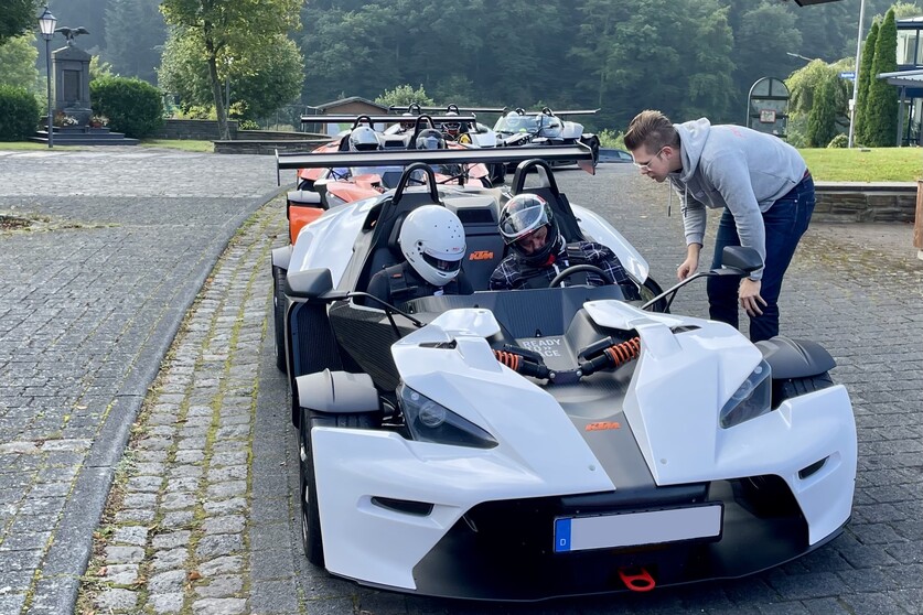 KTM X-BOW fahren: Tagestour Eifel und Rhein