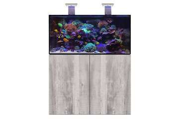 D-D Aqua-Pro Reef 1200- METAL FRAME- DRIFTWOOD CONCRETE