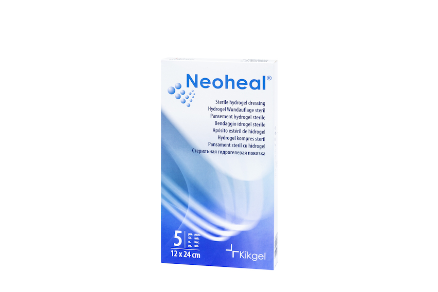 Hydrogel-Wundauflage NEOHEAL 10x10 (5 Stück)
