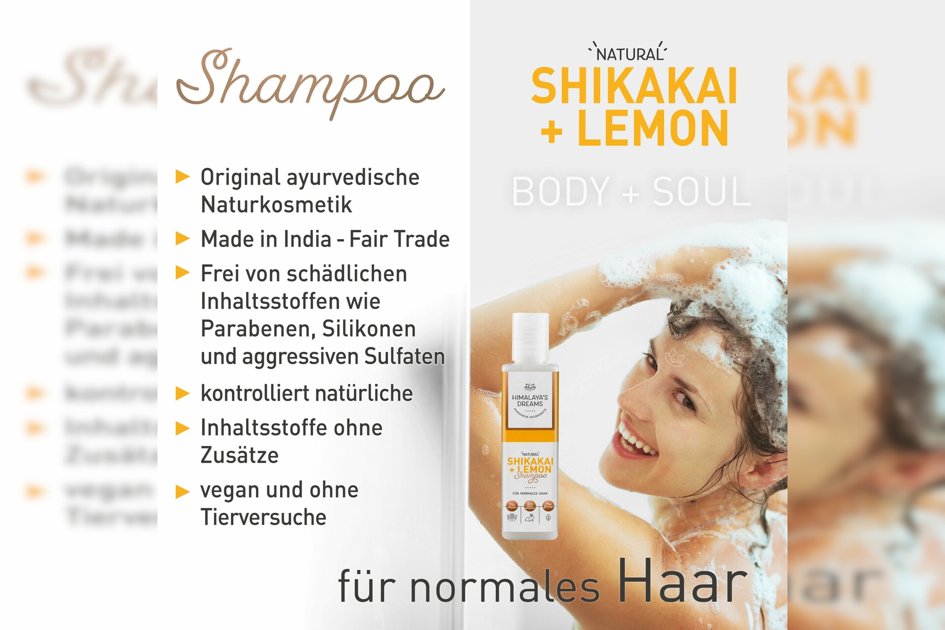 Ayurveda Shampoo Shikakai & Lemon