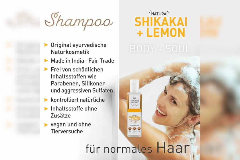 Ayurveda Shampoo Shikakai & Lemon
