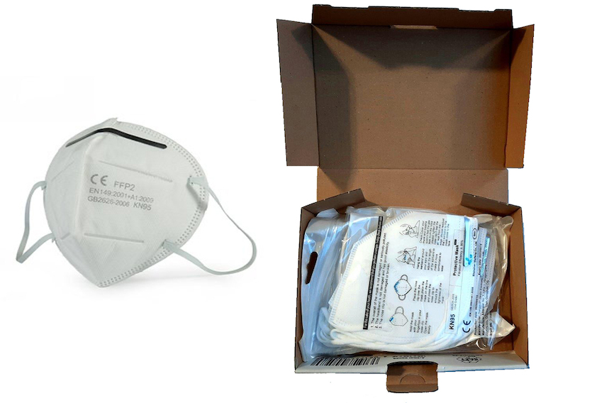 Gesichtsmaske FFP2 - Mund-Nasen-Schutz, 5er Pack