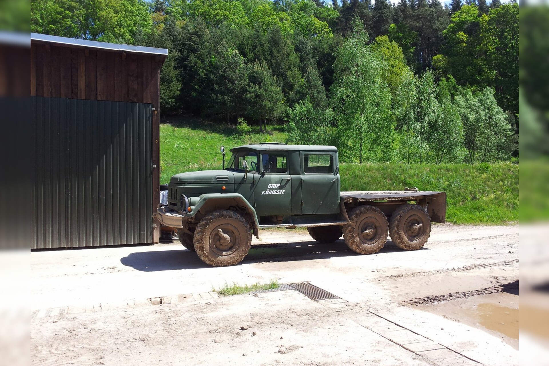 Mitfahren im LKW | Militär-Truck ZIL 6x6