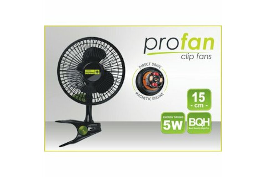 GHP Clip Fan/Clip-Ventilator ø15cm 5W - Direct Drive - Silent