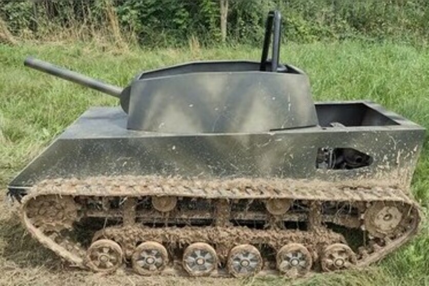 Mini Panzer fahren