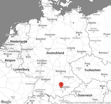 Karte von Rundflug über München