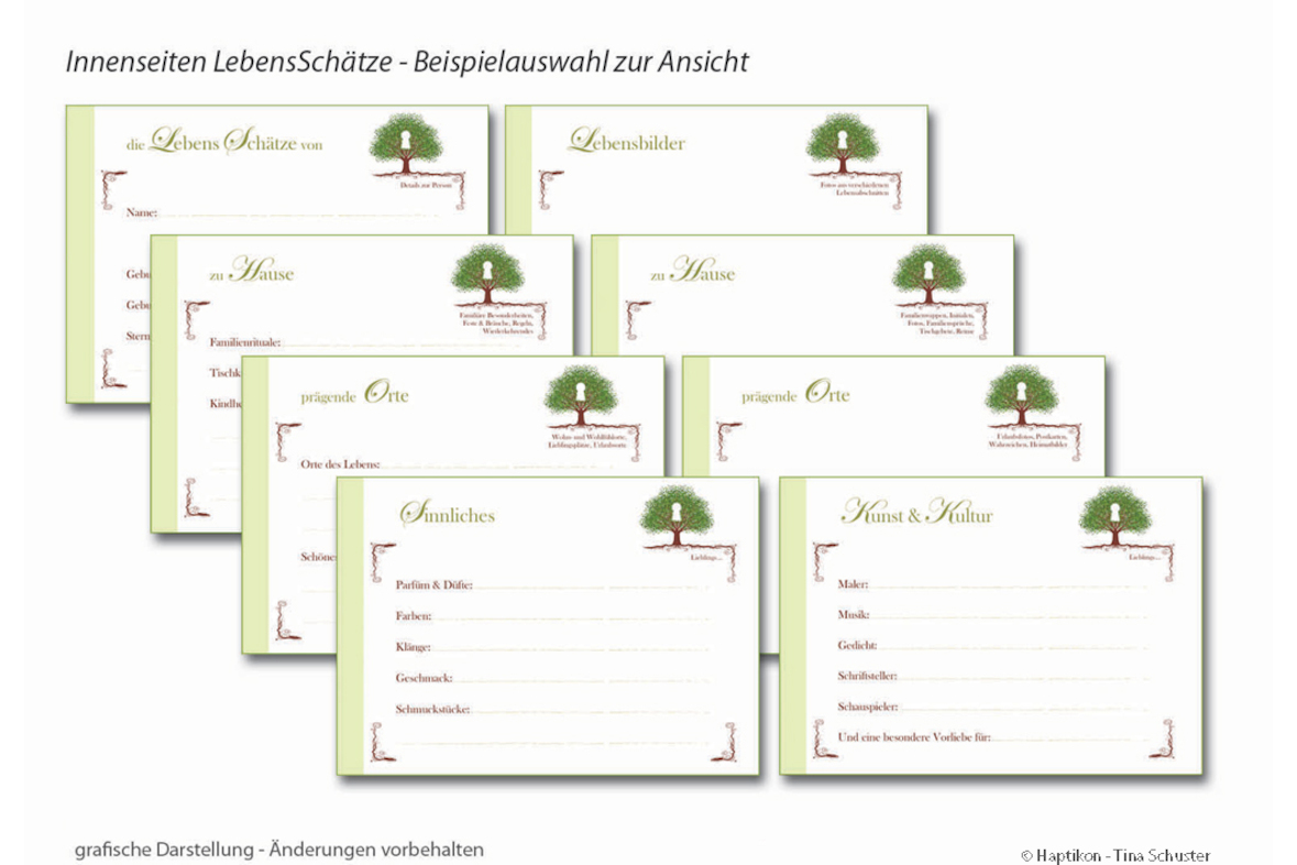LebensSchätze - das persönliche Erlebnis- und Biografiebuch
