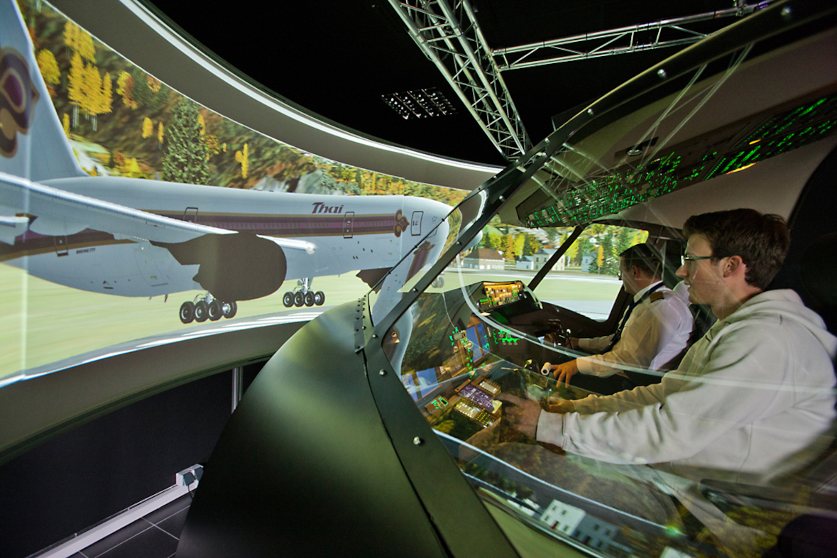 Flugsimulator Boeing 777