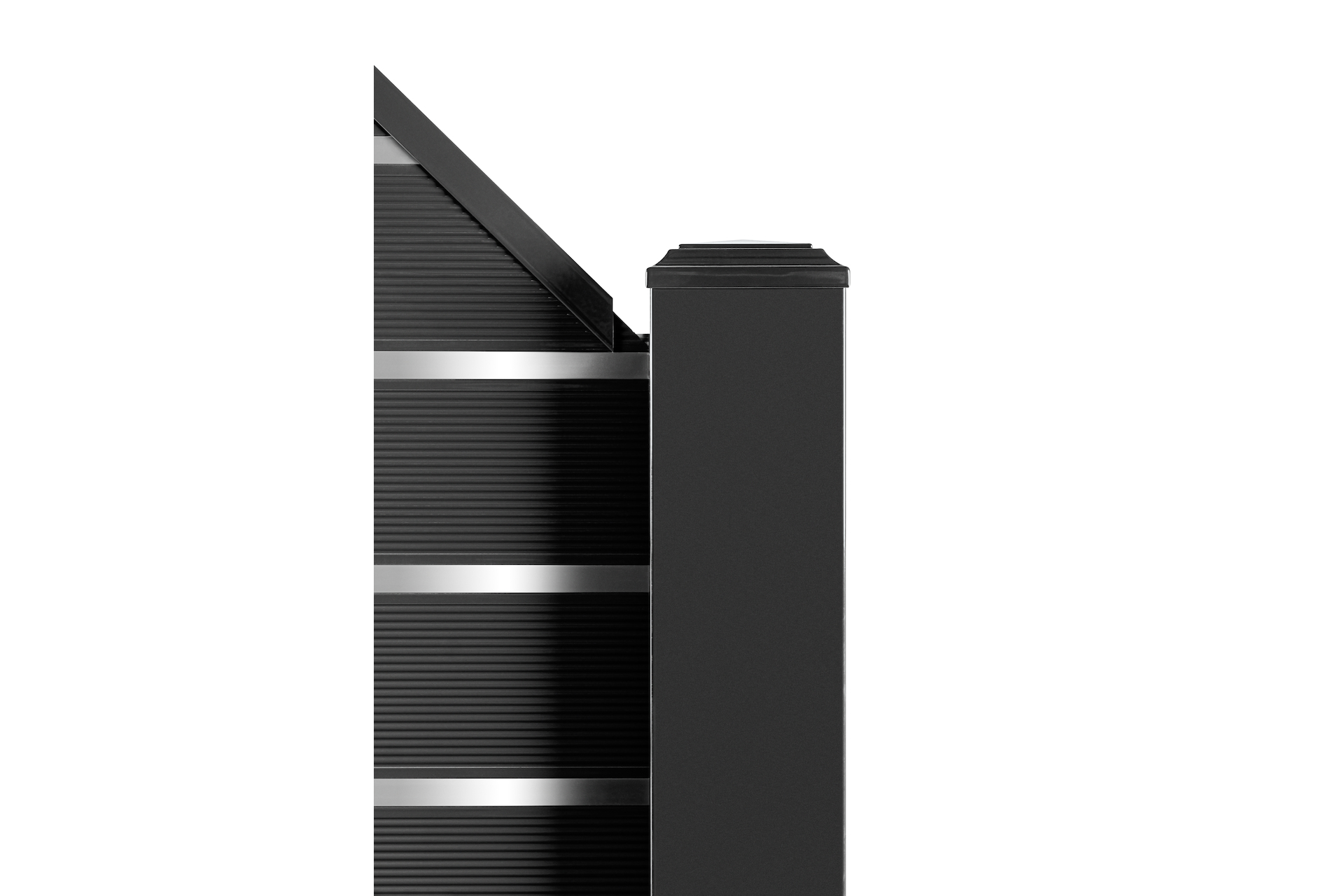 Abschluss-Set 45° System PURA (rechts)