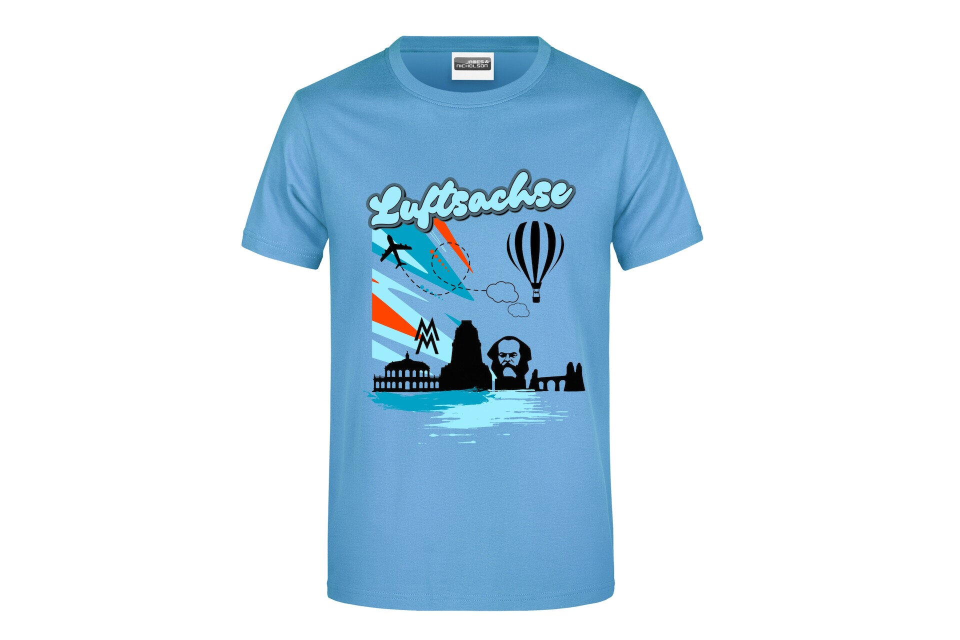 T-Shirt Luftsachse