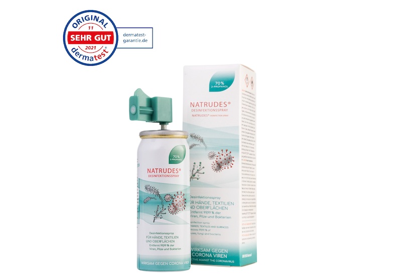 NATRUDES Kosmetikpinsel & Beauty antibakterieller Reiniger (50ml) Sprühflasche mit speziellem Sprühkopf