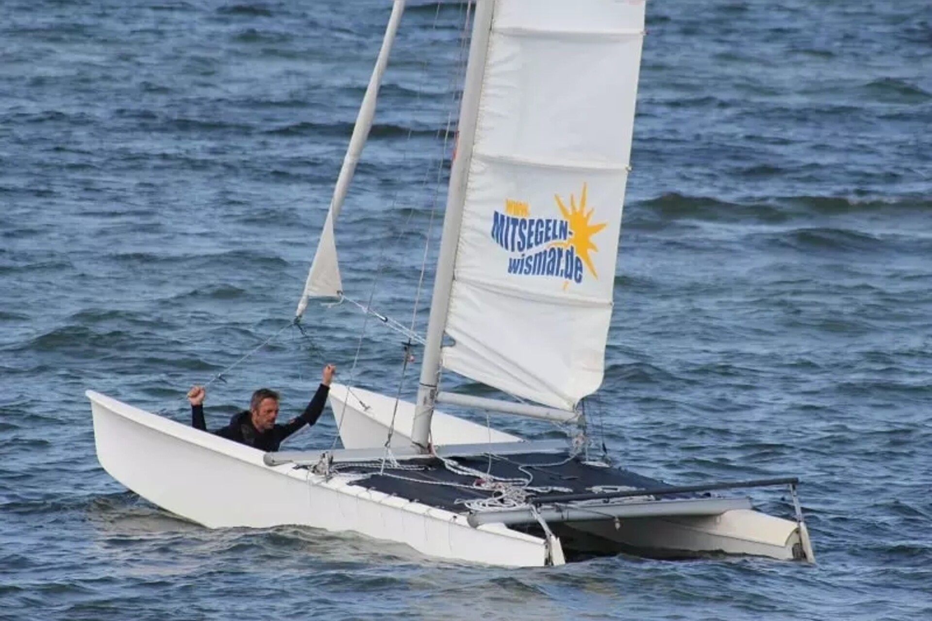 Katamaran Wildwasserfahrt auf der Ostsee