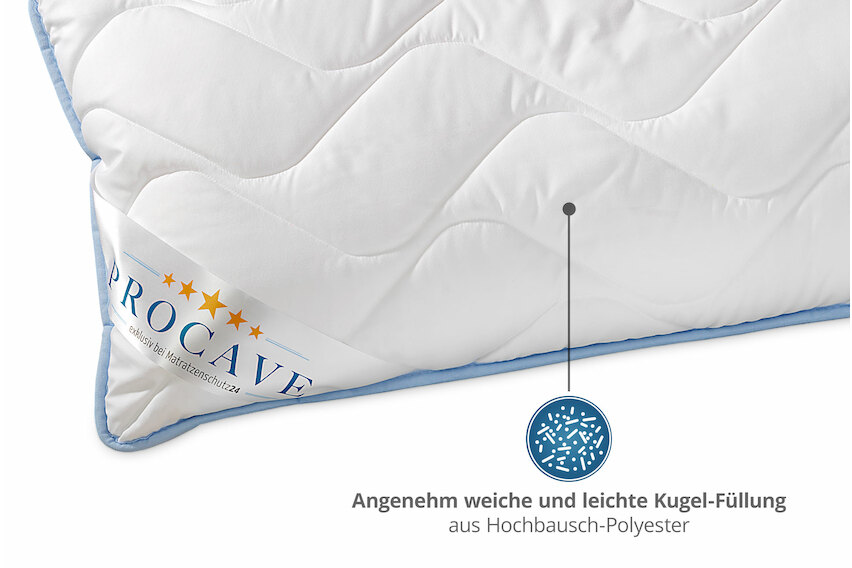 Kühlendes Kopfkissen (TopCool) gegen Schwitzen