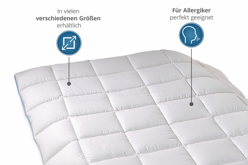 TopCool kochfeste Qualitäts-Ganzjahresdecke