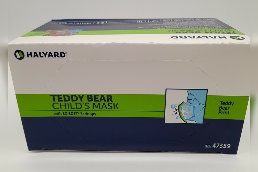 Teddybär Kindermaske mit SO SOFT* Ohrenschlaufen