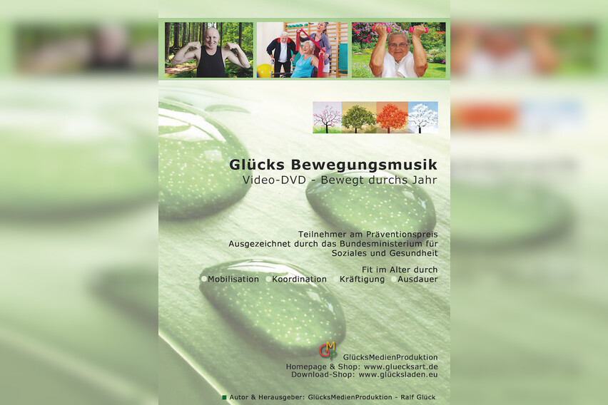 Sitzgymnastik für Senioren "Bewegt durchs Jahr" Video-DVD