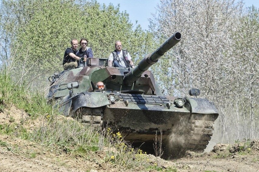 Panzer fahren Kampfpanzer Leopard 1