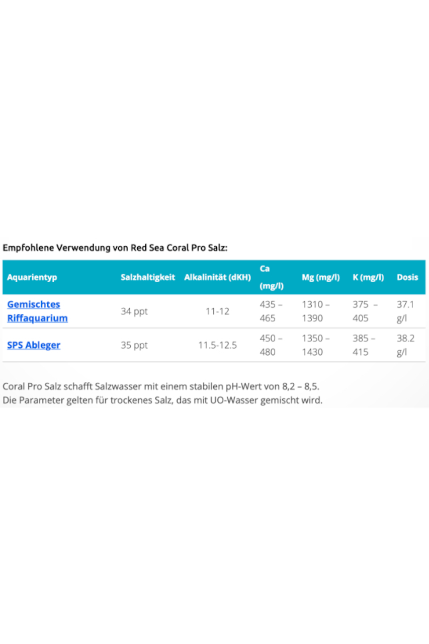 Red Sea Coral Pro Salz 22kg für 660l