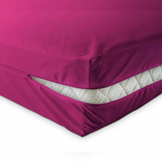 Unversteppter Matratzenbezug in Pink
