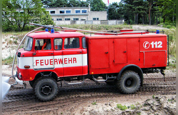 LKW selber fahren IFA W50 Feuerwehr (3 Runden)