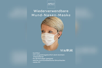 Mund- und Nasenschutz, , waschbar, 10-er Pack, hoher Tragekomfort