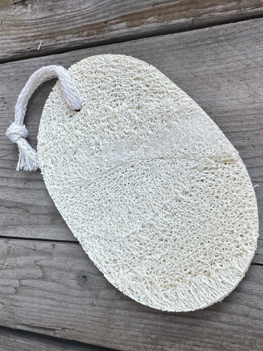 Luffa Schwamm Peeling Pad - plastikfreier Naturschwamm 1 Stck.