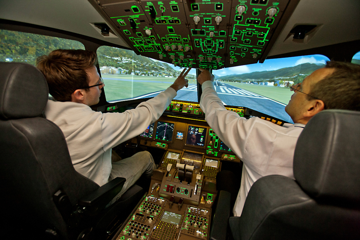 Flugsimulator Boeing 777
