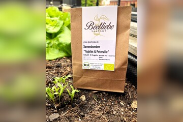 "Tagetes & Petersilie" Samenbomben mit Bio Saatgut