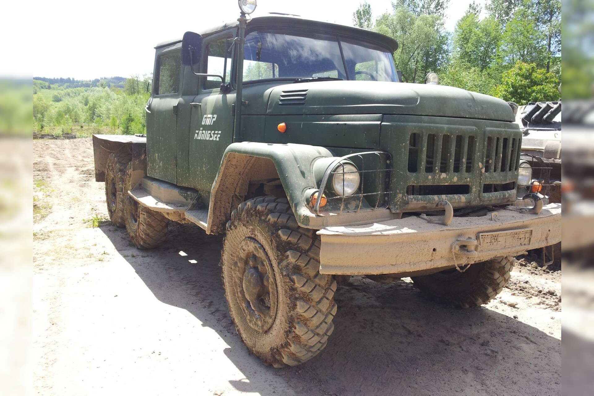 Mitfahren im LKW | Militär-Truck ZIL 6x6