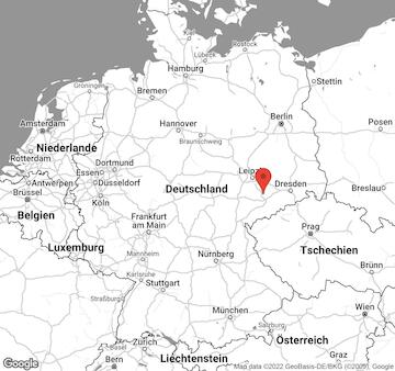 Karte von Übernachten im Eisenbahn-Schokoladen-Reich für Zwei