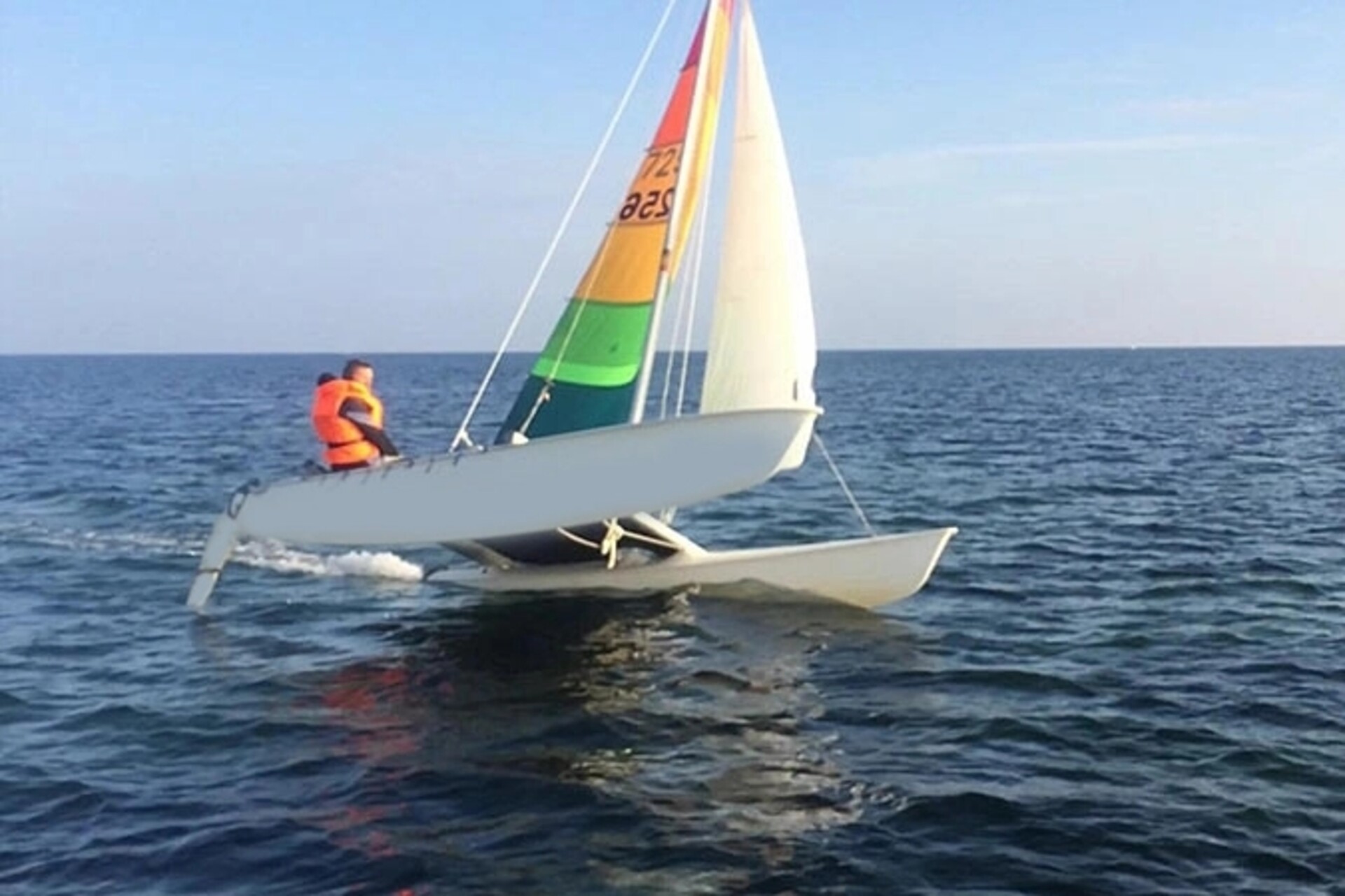 Katamaran Wildwasserfahrt auf der Ostsee