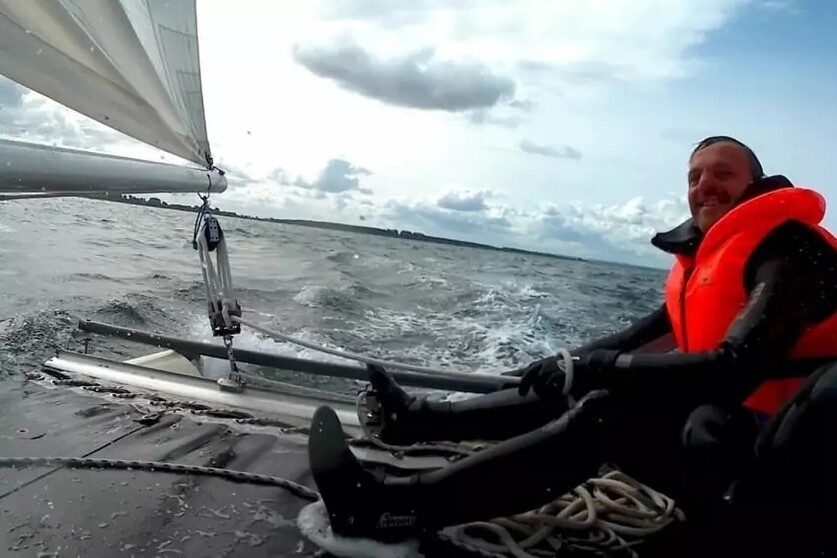 Katamaran Wildwasserfahrt auf der Ostsee