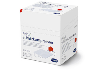 Peha Schlitzkompressen steril 7,5 x 7,5cm