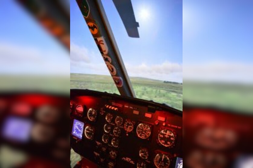 Flugsimulator Helikopter BELL UH 1