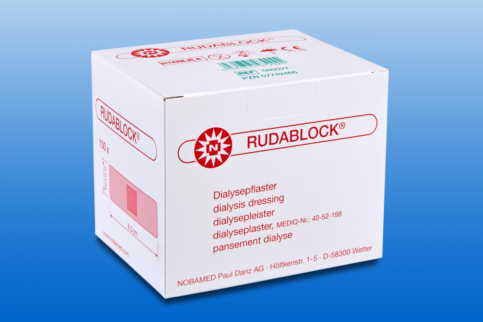 RUDABLOCK® Dialysepflaster