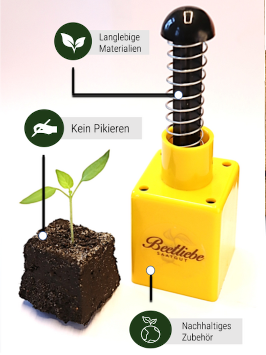 Erdtopfpresse für Hobbygärtner & Profis